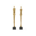 Dora Mar Statue (Pair), Gold Leaf