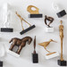 Dora Mar Statue (Pair), Gold Leaf