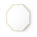 Eaves Mirror - Large, Polished Brass