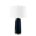 Edgware Lamp Without Shade, Midnight Blue
