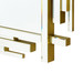 Edith Mirror, Polished Brass