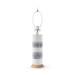 Elena Lamp Without Shade, Gray and White