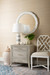 Elena Lamp Without Shade, Gray and White