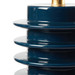Elektra Lamp Without Shade, Navy Blue