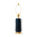 Elektra Lamp Without Shade, Navy Blue
