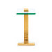 Elle Side Table, Brushed Brass