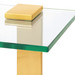 Elle Side Table, Brushed Brass