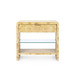 Emil 1-Drawer Side Table, Burl