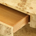 Emil 2-Drawer Side Table, Burl