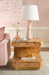 Emil 2-Drawer Side Table, Burl