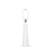 Estrella Lamp Without Shade, Plaster White