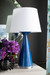 Evo Lamp Without Shade, Classic Blue
