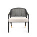 Edward Lounge Chair, Jet Black