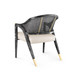 Edward Lounge Chair, Jet Black
