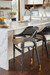 Edward Counter Stool, Jet Black