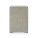 Fedor 2-Drawer Side Table, Moss Gray Tweed