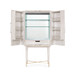 Florian Tall Bar Cabinet, Snow