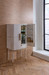Florian Tall Bar Cabinet, Snow