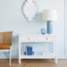Formosa Lamp Without Shade, Smoke Blue