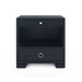 Frances 2-Drawer Side Table, Satin Black
