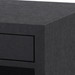 Frances 2-Drawer Side Table, Satin Black