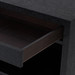 Frances 2-Drawer Side Table, Satin Black