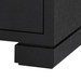 Frances 2-Drawer Side Table, Satin Black