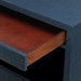 Frances 2-Drawer Side Table, Deep Navy