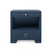 Frances 2-Drawer Side Table, Deep Navy