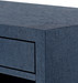 Frances 2-Drawer Side Table, Deep Navy