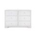 Frances Extra Large 6-Drawer, Chiffon White