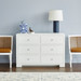 Frances Extra Large 6-Drawer, Chiffon White