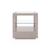 Gavin 1-Drawer Side Table, Taupe Gray