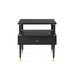 Gabriel 1-Drawer Side Table, Espresso