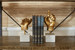 Hands Statue (Pair), Gold Leaf