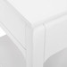 Harlow 1-Drawer Side Table, White Pearl