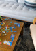 Hollis Coffee Table, Antique Brass