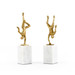 Handstand Statue (Pair), Gold Leaf