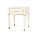 Hunter 2-Drawer Side Table, Ivory