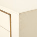 Hunter 2-Drawer Side Table, Ivory