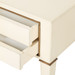 Hunter 2-Drawer Side Table, Ivory