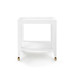 Isadora Tea Table, Chiffon White