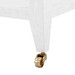 Isadora Tea Table, Chiffon White