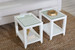 Isadora Tea Table, Chiffon White