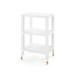 Isadora Side Table, Chiffon White