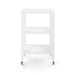Isadora Side Table, Chiffon White