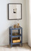 Isadora Side Table, Navy Blue