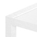 Isadora Console Table, Chiffon White