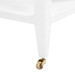 Isadora Console Table, Chiffon White