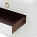 Jacqui 3-Drawer Side Table, Chiffon White